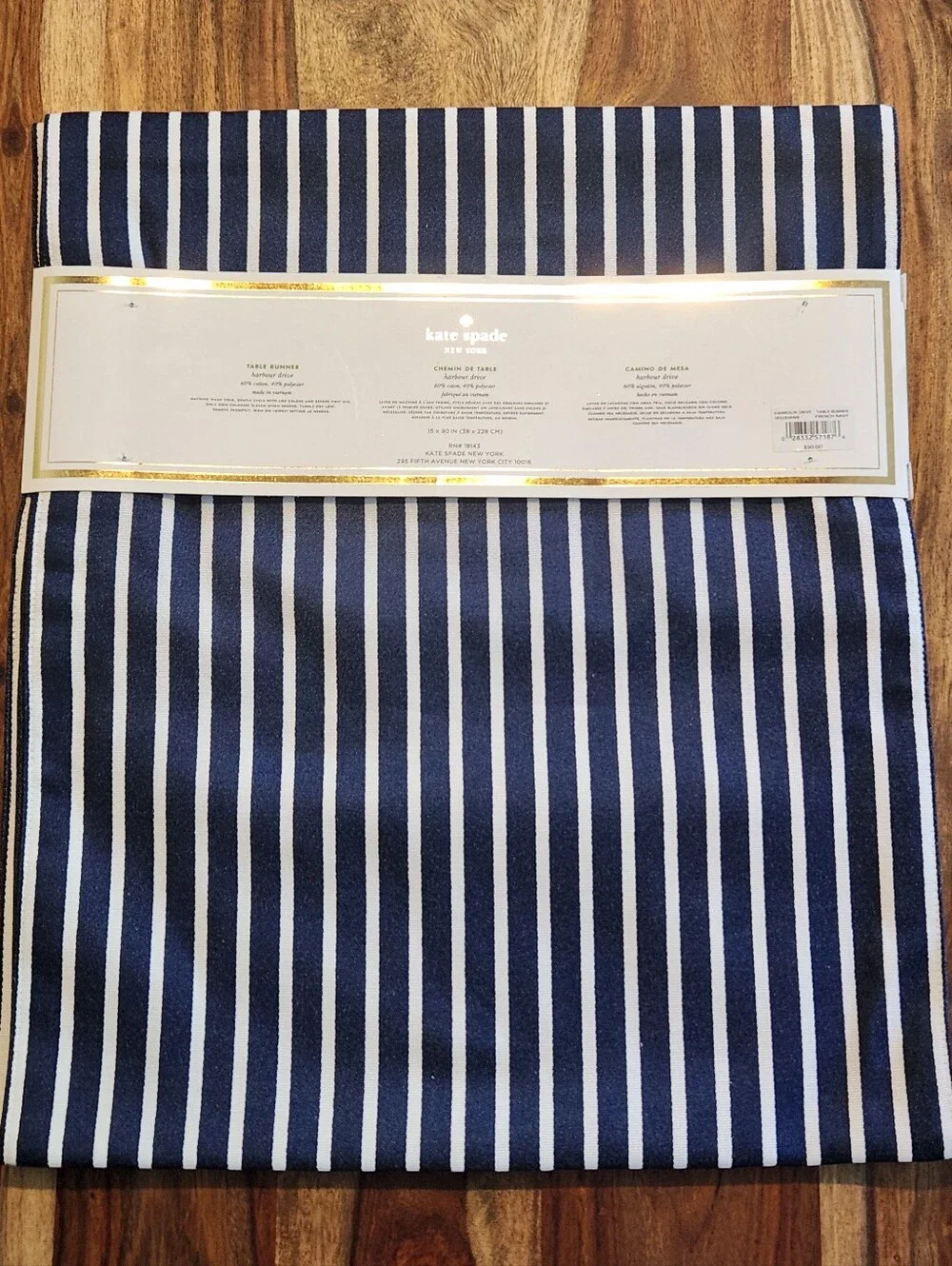 Kate Spade ♠️ Harbour Drive Table Runner 15x90